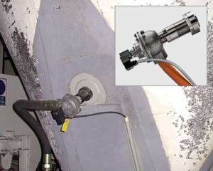 The AirSweep Model VA-51 is ideal for large bins, silos, hoppers, chutes, mixers, and other vessels and equipment.