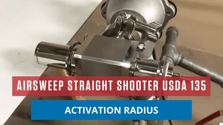 AirSweep Straight Shooter USDA 135 Activation Radius AirSweep Straight Shooter USDA 135 Activation Radius