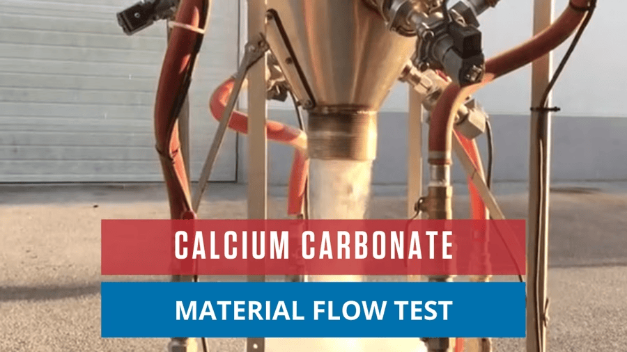 Calcium Carbonate Material Flow Test Calcium Carbonate Material Flow Test